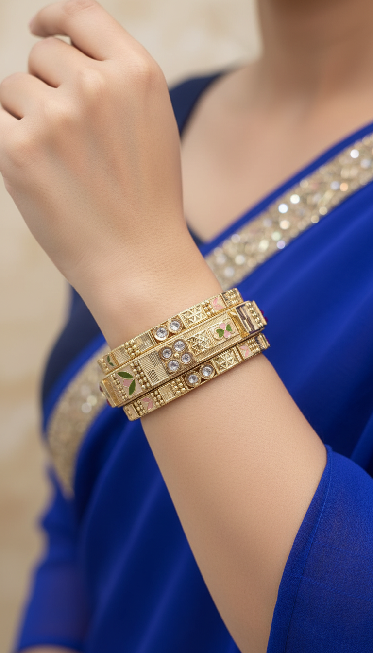 Rajwadi Bangles Set